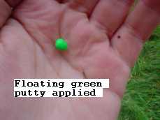 flating green putty
